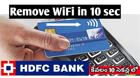 how to disable contactless credit card hdfc|hdfc credit card mycards.